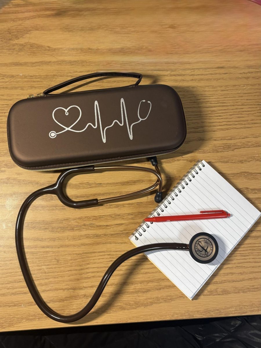 Photo of Cierra Byrd's stethoscope.